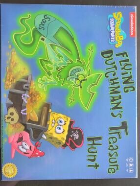 SpongeBob SquarePants Flying Dutchman's Treasure Hunt Board Game NWT